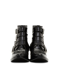 Toga Pulla Black Four S Ankle Boots