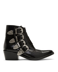 Toga Pulla Black Four S Ankle Boots
