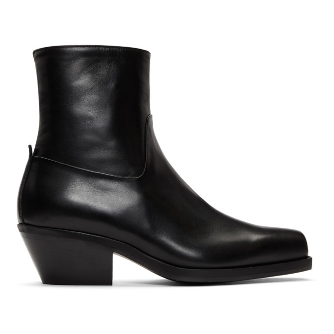 Misbhv Black Iggy Cowboy Boots, $611 | SSENSE | Lookastic