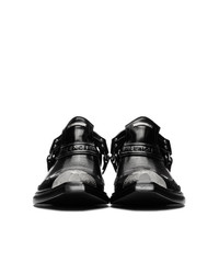 Balenciaga Black Low Santiag Harness Boots
