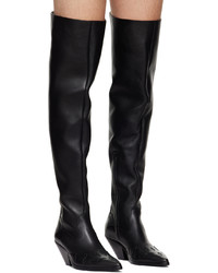 Enfants Riches Deprimes Black Midnight Cowboy Over The Knee Boots