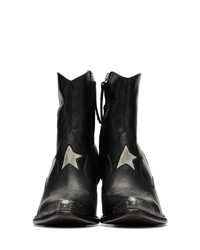 Golden Goose Black Nora Star Boots