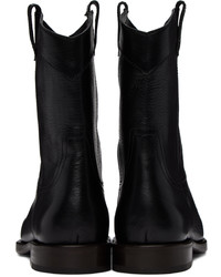 Lemaire Black Western Boots