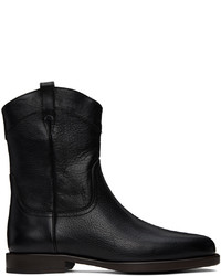 Lemaire Black Western Boots