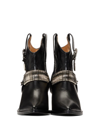 Toga Pulla Black Western Detail Boots