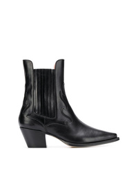 Alberta Ferretti Leather Western Boots