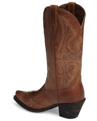 Ariat Round Up D Toe Wingtip Western Boot