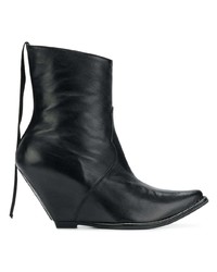 Unravel Project Western Ankle Boots