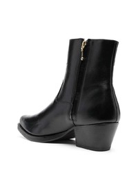 Ernest W. Baker Western Leather Ankle Boots