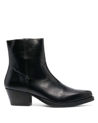 Ernest W. Baker Western Leather Ankle Boots