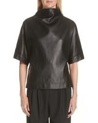 Marc Jacobs Button Back Leather Top