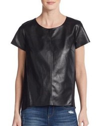 Bailey 44 Calessino Faux Leather Top