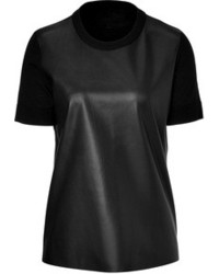 Michael Kors Michl Kors Collection Woolleather T Shirt