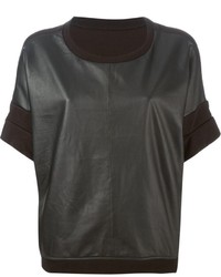 S.W.O.R.D. Sword Leather Panel T Shirt