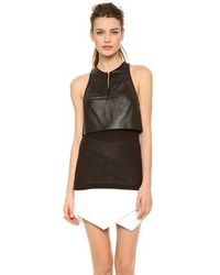 Dion Lee 3d Filter Leather Top