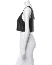 Thakoon Addition Leather Top