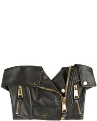Moschino Leather Crop Top