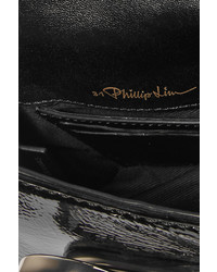3.1 Phillip Lim Alix Micro Patent Leather Shoulder Bag Black