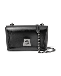 Akris Anouk Small Day Textured Patent Leather Shoulder Bag