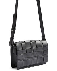 Topshop Basket Weave Faux Leather Bag