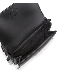 Baxter Mini Leather Crossbody Bag Black