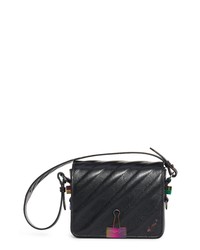 Off-White Binder Clip Matelasse Leather Flap Bag