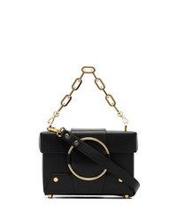Yuzefi Black Asher Leather Box Bag
