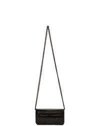 Balenciaga Black Bb Phone Case Chain Shoulder Bag