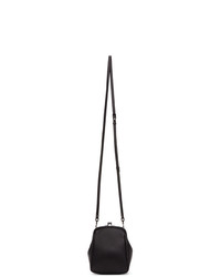 Yohji Yamamoto Black Clasp Shoulder Bag