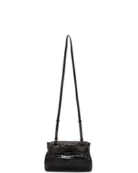 Givenchy Black Croc Mini Pandora Bag