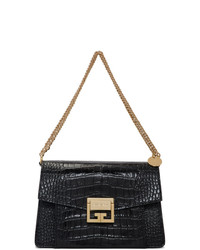 Givenchy Black Croc Small Gv3 Bag