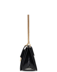 Givenchy Black Croc Small Gv3 Bag