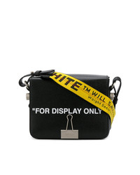 Off-White Black For Display Only Leather Shoulder Bag