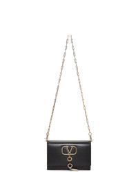 Valentino Black Garavani Small Vlogo Shoulder Bag