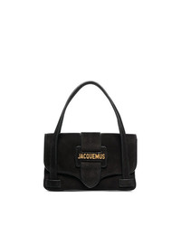 Jacquemus Black Le Sac Minho Nubuck Leather Mini Bag