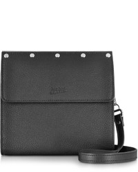 Jean Paul Gaultier Black Leather Mini Crossbody Bag