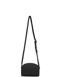 A.P.C. Black Mini Demi Lune Bag