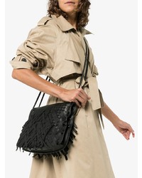 Bottega Veneta Black Palio Leather Shoulder Bag