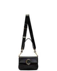 Chloé Black Small C Double Carry Bag
