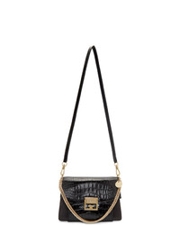 Givenchy Black Small Croc Gv3 Bag