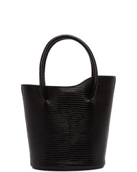 Little Liffner Black Snake Mini Tulip Tote