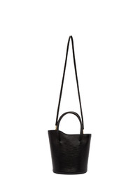 Little Liffner Black Snake Mini Tulip Tote