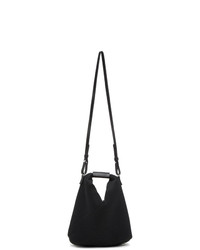 MM6 MAISON MARGIELA Black Xs Triangle Shoulder Bag
