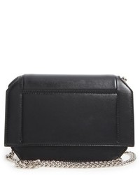Givenchy Bow Cut Leather Crossbody Bag Black