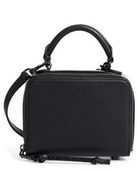 Rebecca Minkoff Box Leather Crossbody Bag Black