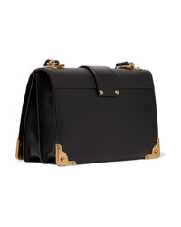 Prada Cahier Smooth And Textured Leather Shoulder Bag
