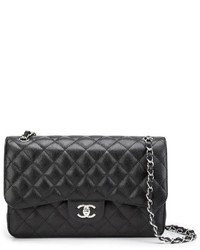 Chanel Vintage Jumbo Double Flap Shoulder Bag