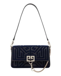 Givenchy Charm Labyrinth Tuft Leather Shoulder Bag