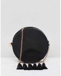 French Connection Circular Bag With Tassel Edginggold