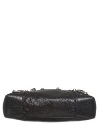 Balenciaga Classic Reporter Leather Camera Bag Black
